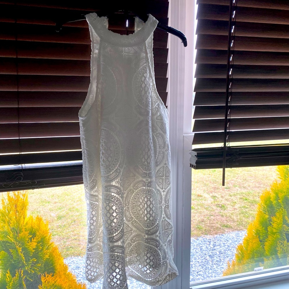 Three Birds Nest Boutique White Dress.